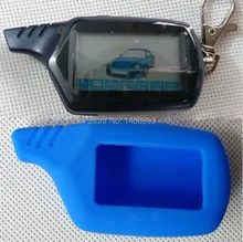 B9 2 way LCD Remote Controller Keychain Key Fob Keychain Tamarack Silicone Key Case for Two