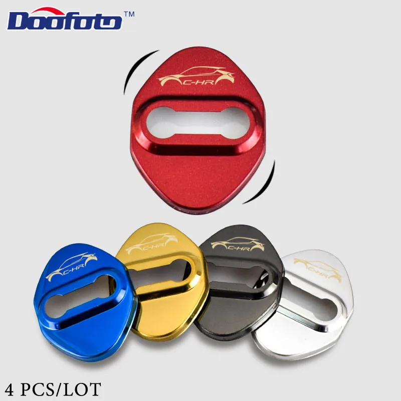 

Doofoto Auto Door Lock Protective Cover Car Styling Fit For Toyota TRD T79 C HR Corolla Rav4 Camry For Honda Sticker Accessories