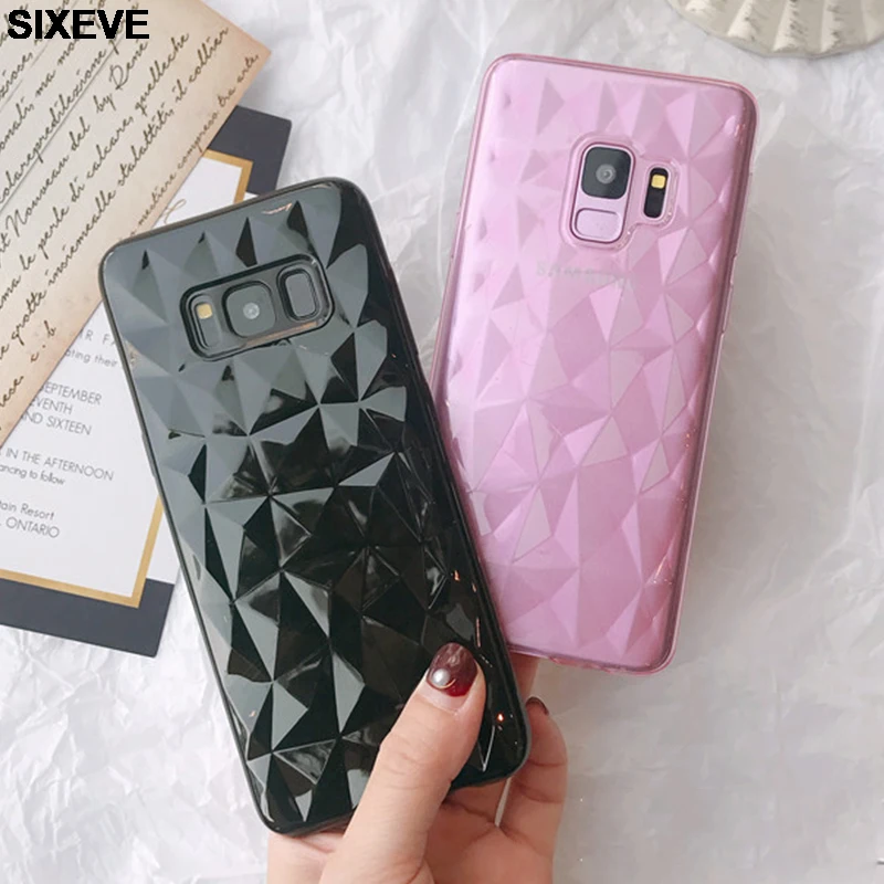 

Luxury 3D Diamond TPU Case For Samsung Galaxy S8 S9 plus S7 edge J7 Plus J3 J5 Pro J2 Prime J4 J6 J8 A6 A8 Plus 2018 Note 8 9