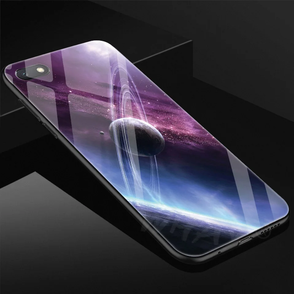 Tempered Glass Case For Xiaomi Mi A2 Lite A1 Coque Luxury Back Phone Xiomi Case For Xiaomi Redmi 5 Plus 6A Note 4X 6 5 Pro Cover (13)
