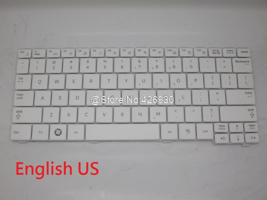 Laptop Keyboard for Samsung N100 N100S N100SP Russia RU White