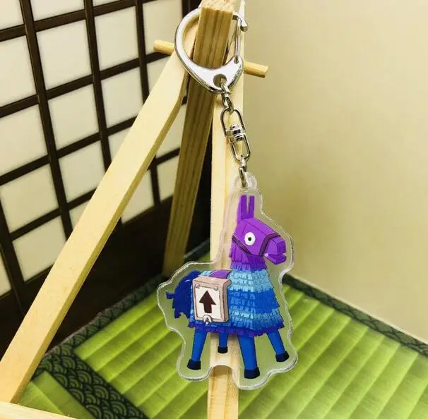 Fort Night Battle Royale Acrylic Model Toys Fortnight Game Accessories Action Figure Metal Fortress Night Keychain Xmas Gifts