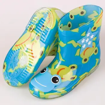 

Kids Rain Boots Pvc Rubber Non-slip Waterproof Boots Cute Animal Cartoon Rain Boots Girls Boys Baby Children Water Shoes