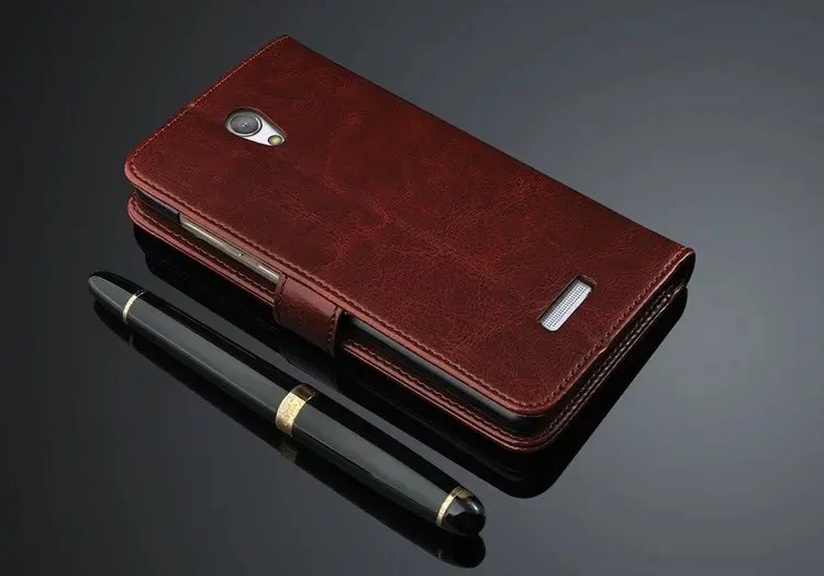 High Quality Flip Leather Case For Highscreen Power Five 5