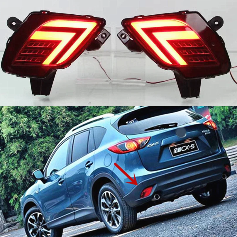 Car Flashing 2 pcs For Mazda CX 5 CX5 CX 5 2013 2014 2015 2016 LED DRL