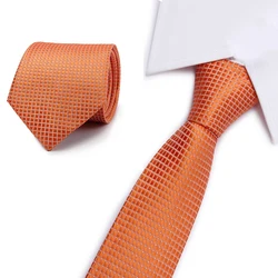 Orange Neckties For Men Slim Solid Black Male's Business Suit Accessories Jacquard Woven Men's Wedding Gravatas Green Neck Ties Orange Neckties For Men Slim Solid Black Male's Business Suit Accessories Jacquard Woven Men's Wedding Gravatas Green Neck Ties
