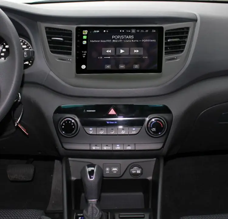Perfect 9" Octa-Core Android 8.0 Car GPS Navigation System For Hyundai Tucson 2015+ With Canbus Carplay 1