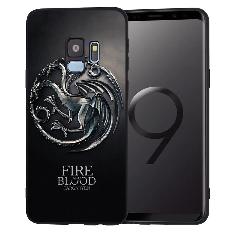 Game Thrones Daenerys Dragon Jon For Samsung Galaxy S6 S7 Edge S8 S9 S10 Plus Lite Note 8 9 phone Case Cover Coque Etui Funda