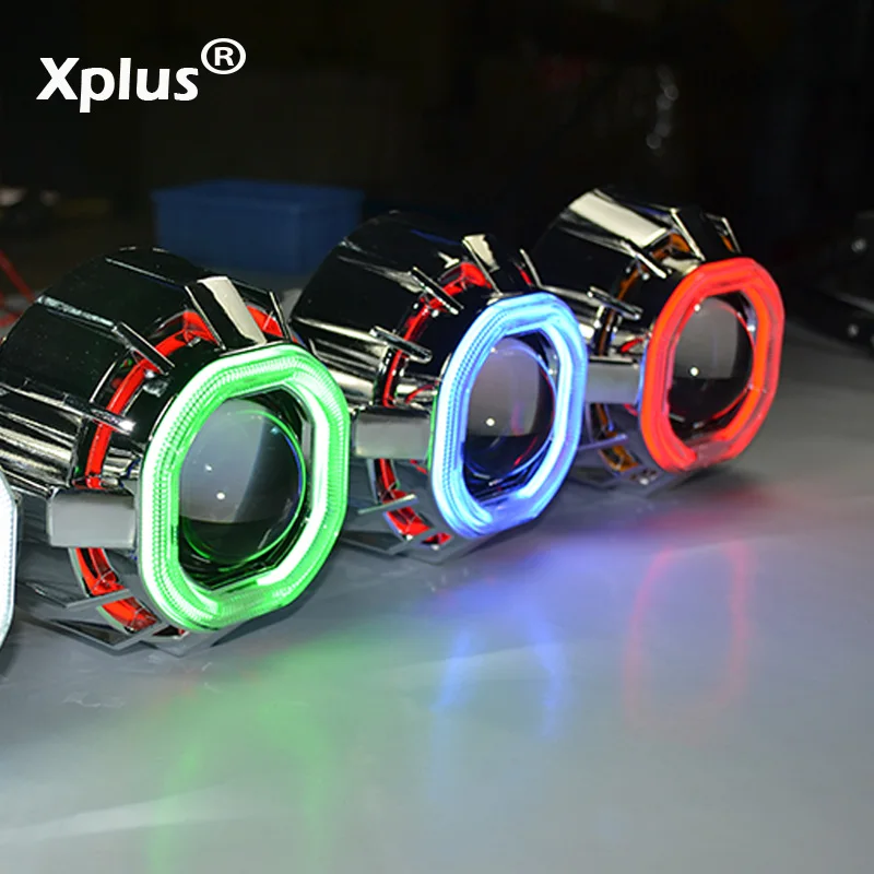 3 0 дюймов 55 Вт квадратный Angel Eye двойной CCFL ангельские глазки Авто фара HID Bi Xenon