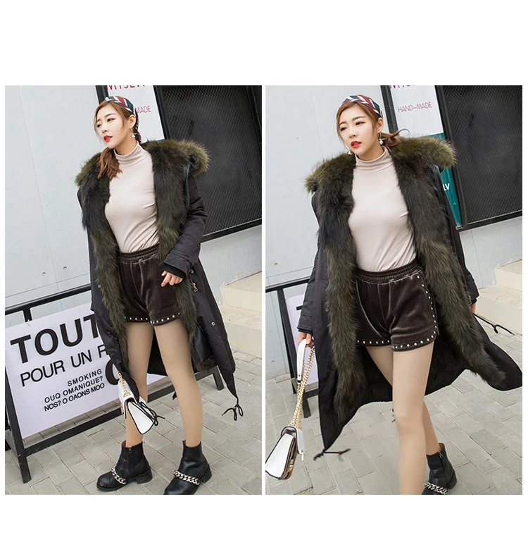Top 2019 New Fashion Real Raccoon Dog Fur Warm Thicken Winter Women Coat Female Plus Size 5XL Oversize Loose Casual Hooded Jacket G6 9 Top 2019 New Fashion Real Raccoon Dog Fur Warm Thicken Winter Women Coat Female Plus Size 5XL Oversize Loose Casual Hooded Jacket G6 9