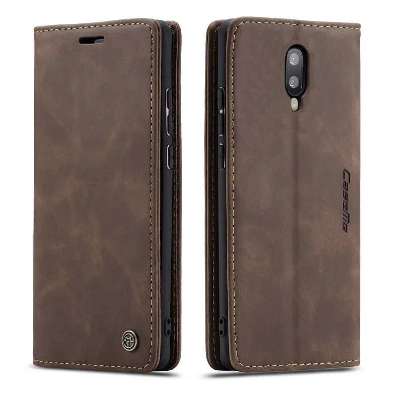 

Magnetische Flip Case Voor OnePlus 7 Pro Leather Wallet Shell OnePlus 7 Telefoon Geval 1 + 7 Pro Cover kaarthouder Vintage Coque