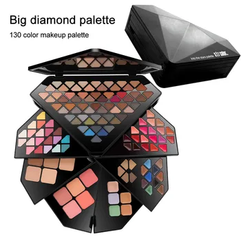 

Fashion 130Colors Eyeshadow Palette Luxury Golden Matte Nude Eye Shadow Palette smooth Easy to apply and remove Rapidly dry G508