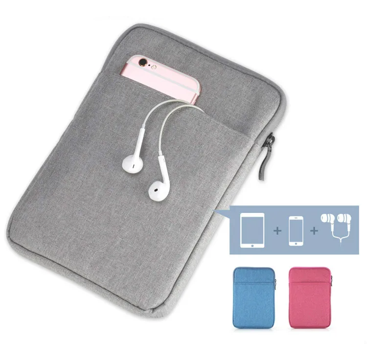 Shockproof Sleeve Bag Case For Acer Chromebook Tab 10 10.1 inch Tablet Protective Pouch Cover with Mobile/Earphone Slot