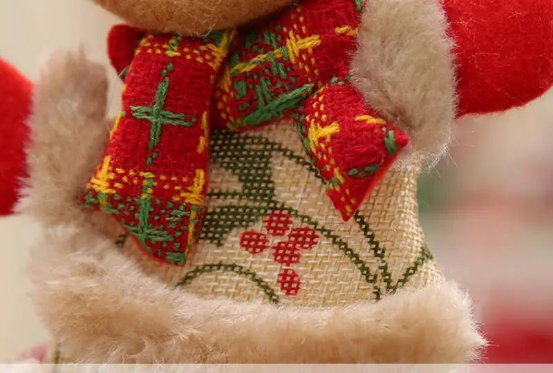 Рождественские украшения дома висит украшения куклы елочные украшения новый год висячие украшения Enfeites де натальной M53C