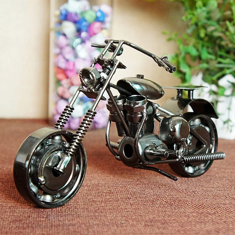 Литые под давлением игрушечные транспортные средства винтажный Бэтмобиль крутой металлический мотоцикл размер М Модель современный европейский стиль игрушки для мальчиков хобби подарок для семьи