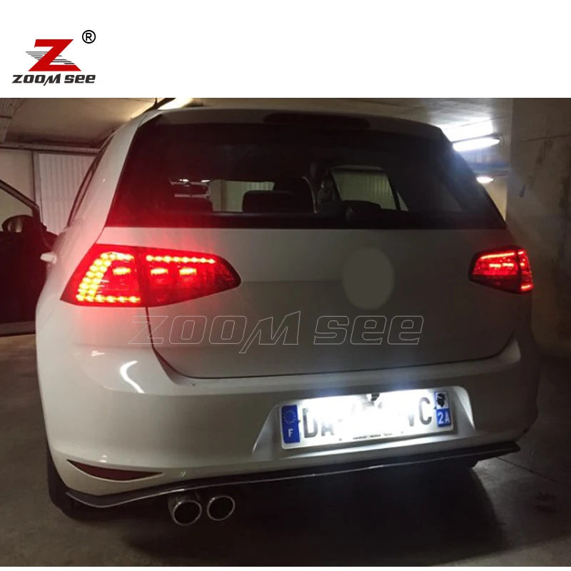 14 шт. светодиодный лампы номерных знаков+ декодер для VW Golf 7 MK7 MKVII Golf GTI sportwagen светодиодный купола light Kit