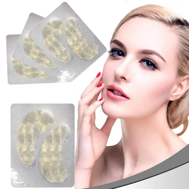 2pcs Moisturizing Anti-aging Gold Collagen Eye Mask Eye Patches Anti-Puffiness Dark Circle Eyes Care Tools