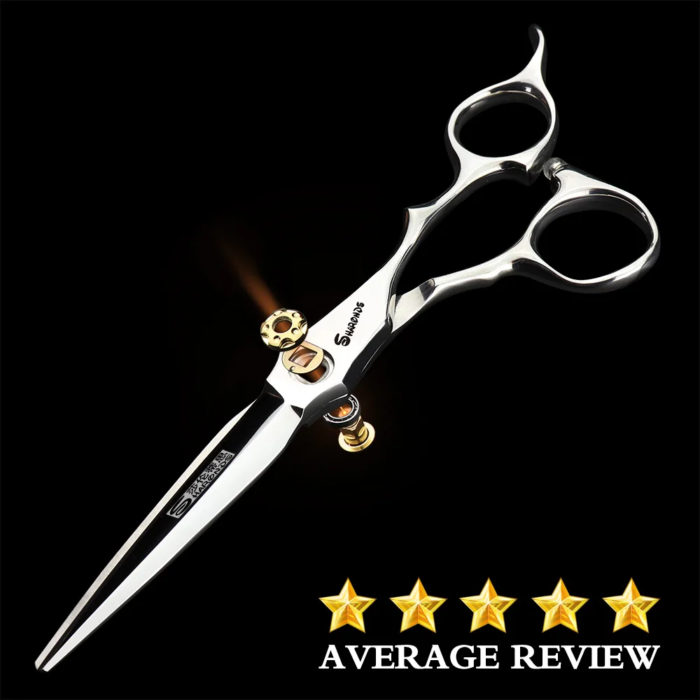 

Professional Hairdresser Scissors Sharonds Barbershop Scissors Japan 440c Stainless Steel Cutting Scissors 6 Inch Hair Scissors