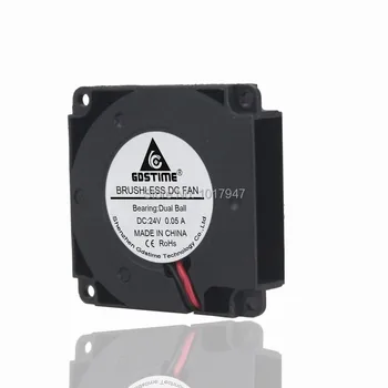 

2 pcs lot Gdstime Brushless DC 24V 2Pin 40mm x 10mm Cooling Blower Exhaust Fan 4CM Ball 2pin