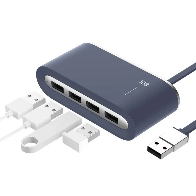 Modest USB Hub Adapter Micro USB To 4 USB 2.0 Card Reader Computer Peripherals Portable Electronics Accessories USB Hub Adapter