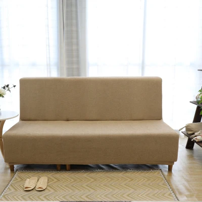 Краткое Эластичный чехол на диван полный все включено Нескользящие Чехлы для дивана зимний эластичный кожаный чехол для дивана - Цвет: 7496offyellow