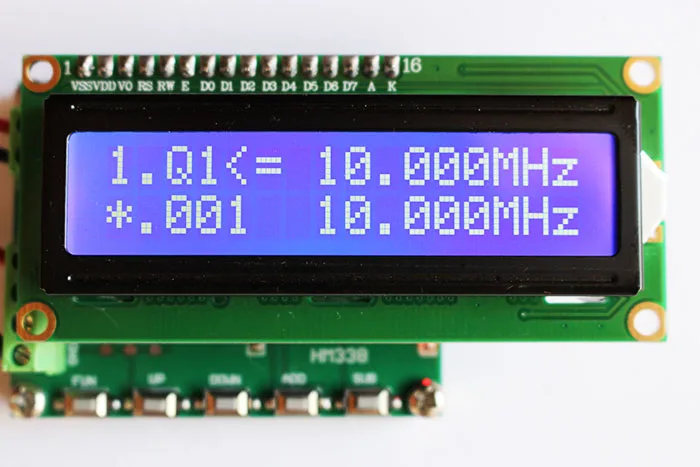 Импульсный генератор HM338 источник сигнала трехполосное частотное деление Digitl VFO 1