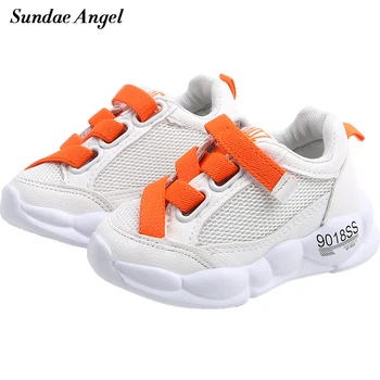 

Sundae Angel Boy Children Shoes Wide Lace Up Sport Toddler Girls First Walker Soft Sole Anti-slip Baby Infant Sneakers For Kids