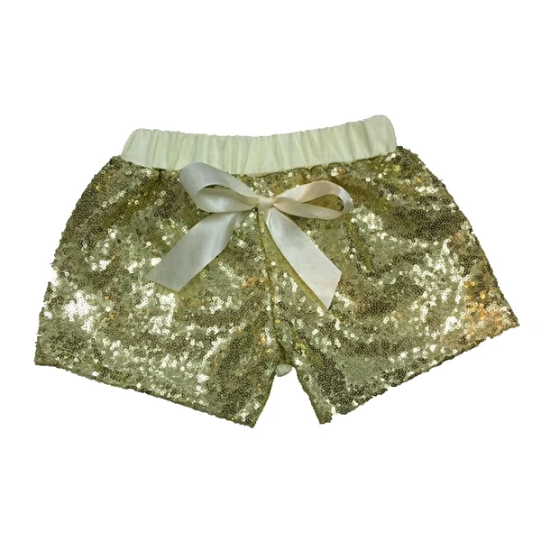 SummerGirls блестящие шорты рождественское, с блестками Короткие блестящие расшитые пайетками шорты для маленьких девочек, потрясающая одежда для дня рождения - Цвет: 3