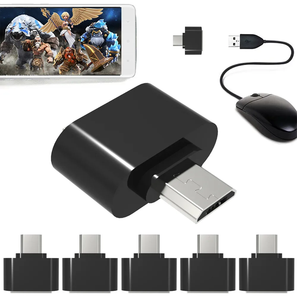 Phone Adapter Best Sellers 5pcs Micro USB To USB2.0 OTG Expansion