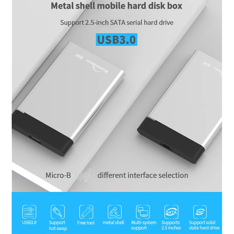 Внешний жесткий диск HDD 500 Гб ТБ 2 USB3.0 устройства хранения 5 'HD 500G 1T 2T для