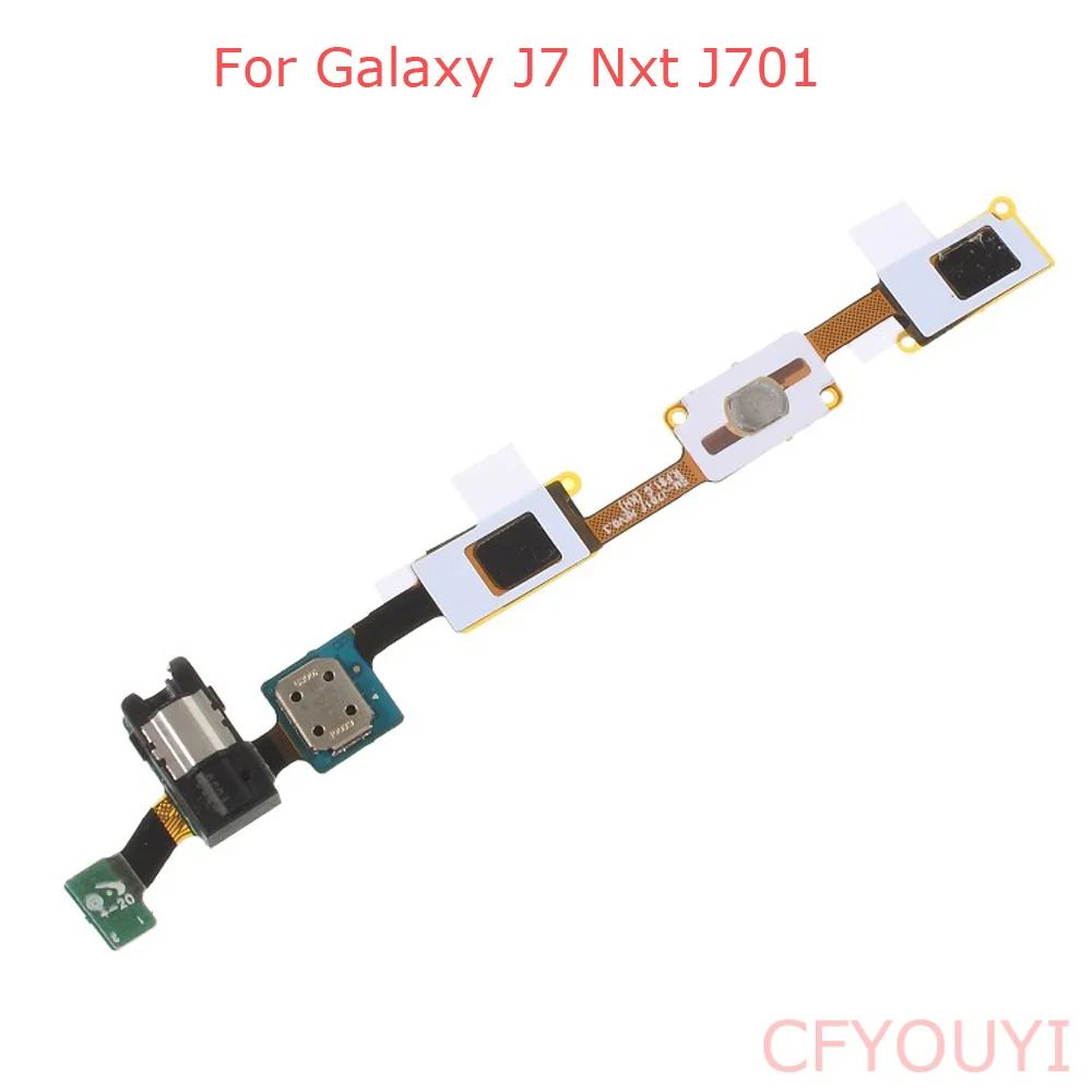 

For Samsung Galaxy J7 Nxt J701 Home Button Flex With Earphone Headphone Jack Flex Cable