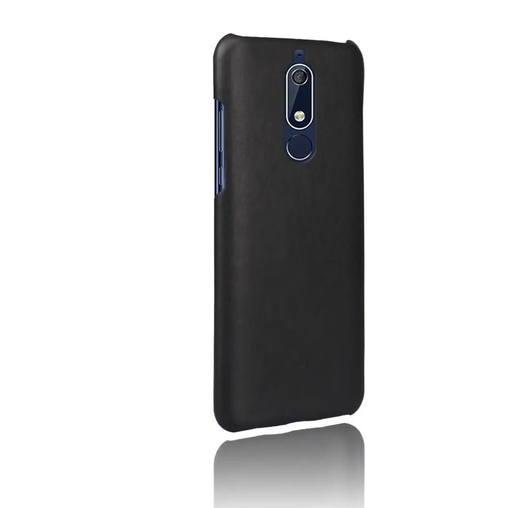 For Nokia 5.1 Case 6 Colors Available Phone Cases For Nokia 5.1 Black Brown Leather Case For Nokia5.1 Back Covers Coque DropShip (7)