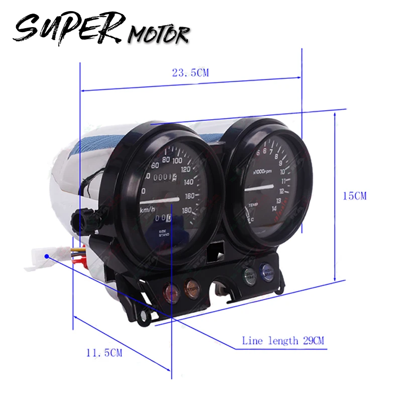Мотоциклы Спидометр Тахометр одометр инструмент для Honda JADE CB-1 JADE250 CB 250