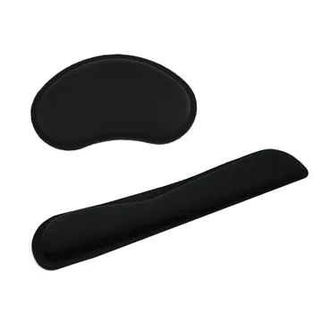 

Durable Memory Foam Set Nonslip Mouse Wrist Support/ Keyboard Wrist Rest for Office Computer QJY99