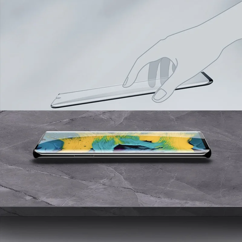MRELF закаленное стекло для Huawei P30 Pro Защита экрана полного изогнутого края Защитное