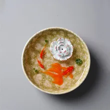 3D Ручная рыбка ароматный ладан горелка Ручная Керамическая