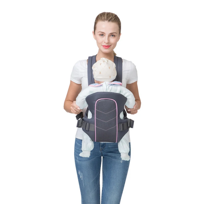 Newborn Safety Carrier 360 Cotton Ergonomic Baby Carrier Infant Backpack for 0-36 Months Kids Baby Carriage Toddler Sling Wrap - Цвет: Pink