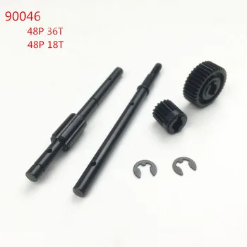 

1Set scx10-II Transmission Gear Kit 48P 32T 18T Steel Driving Gears for Jeep 90046 RC Car Upgrade Accessories