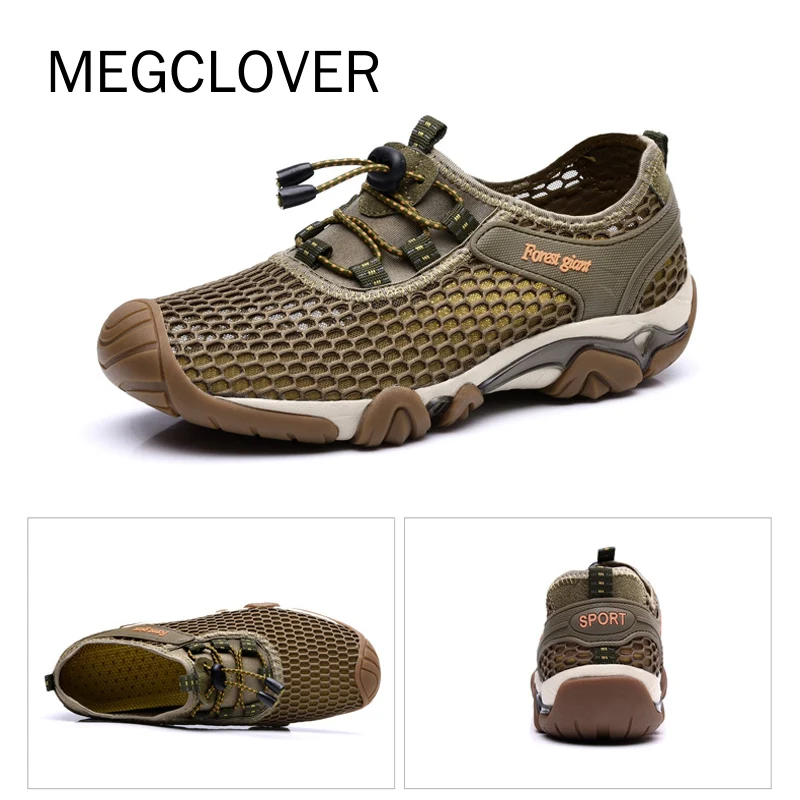 

New Arrival Outdoor Hiking Shoes Sapatilhas Mulher Trekking Men Randonnee Scarpe Uomo Male Wading Upstream Breathable Mesh Shoes