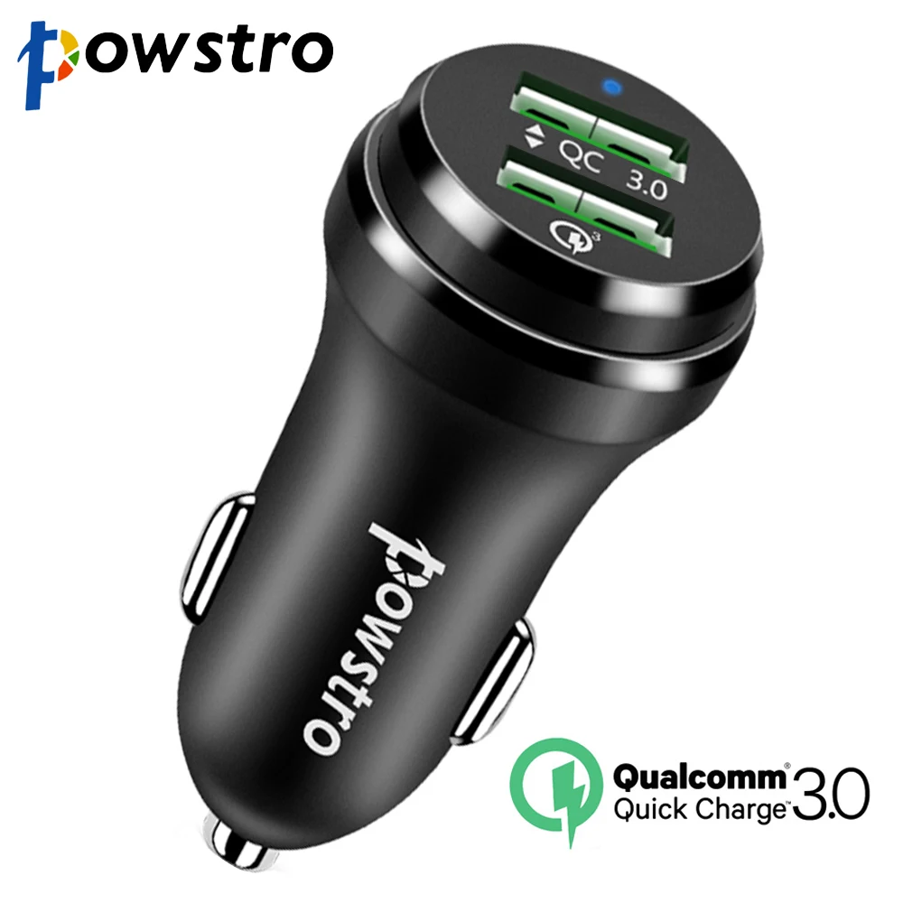 Buy Powstro 36W QC3.0 USB Car Charger Dual Quick