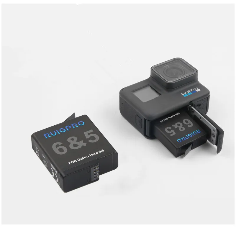  AHDRT-501601 Charger Battery 1220mAh Camera lithium battery  For GoPro Hero 5 6 action Sports camera Accessories (7)