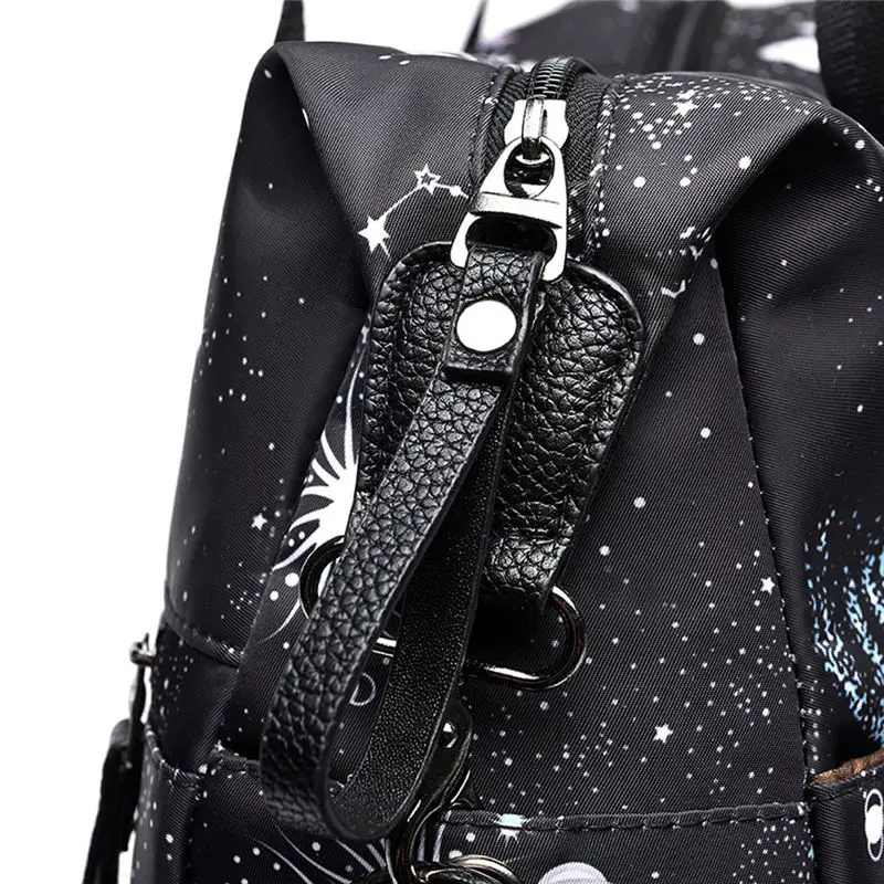 Fashion Women Oxford Cloth Starry Pattern Travel Shoulder Bag Hand Bag Mummy Bag bolso mujer sac a main torebki damskie 40AP1118