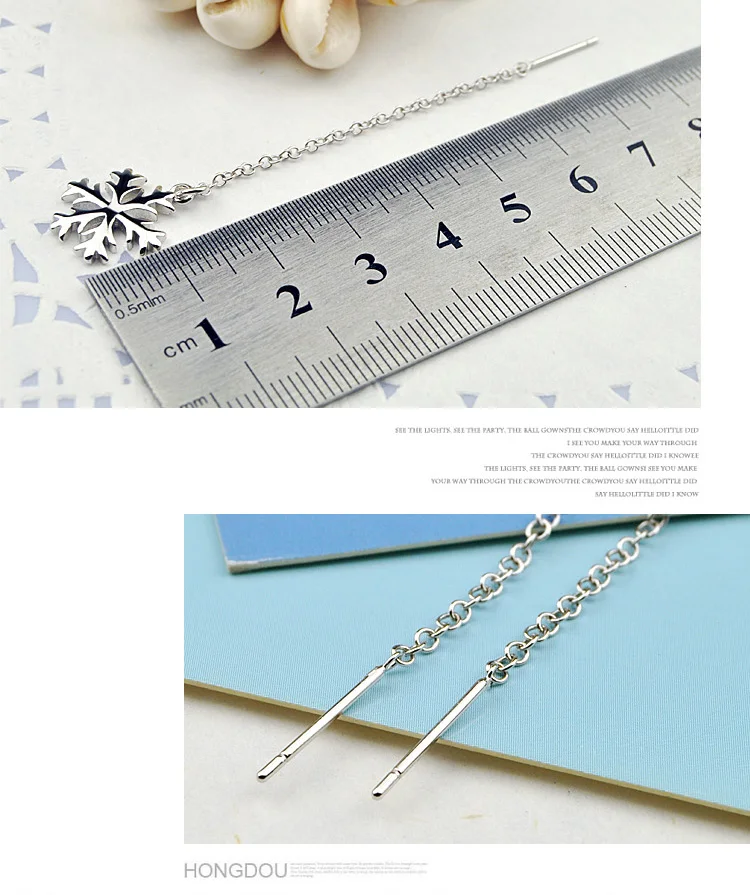 Snowflake Earrings Image 5