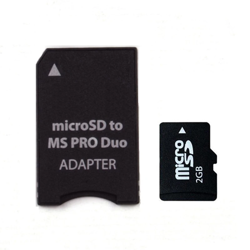 Wholesale Micro TF Card To MS Card MS Pro Duo Adapter Micro Card 64MB 128MB 256MB 5