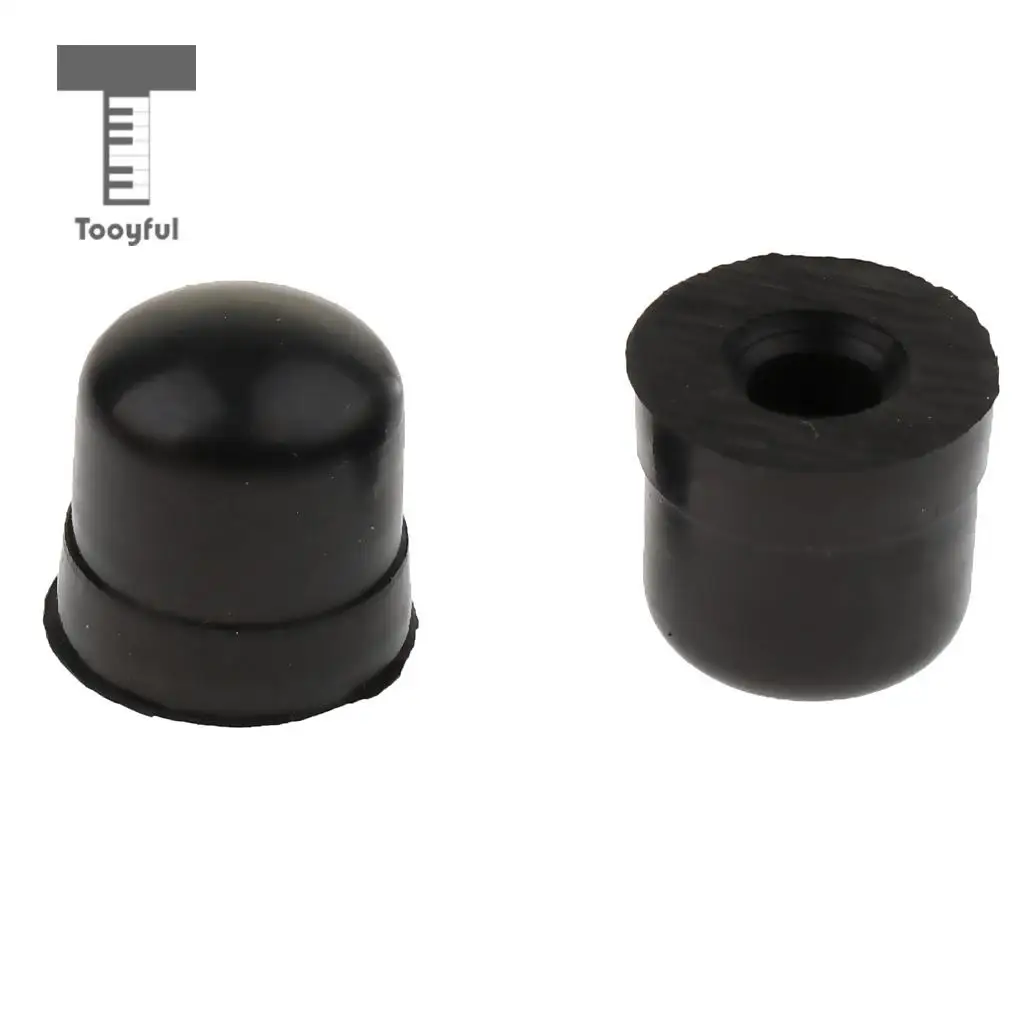 Tooyful 20pcs Trombone Slide Bow Rubber End Tip Bumper for Trombone Repair Accessories