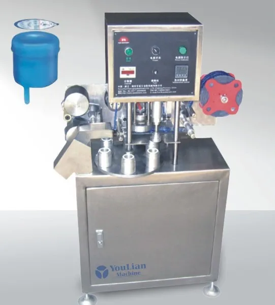 

5 gallon barreled water cap labeling machine(TRTB-402A)
