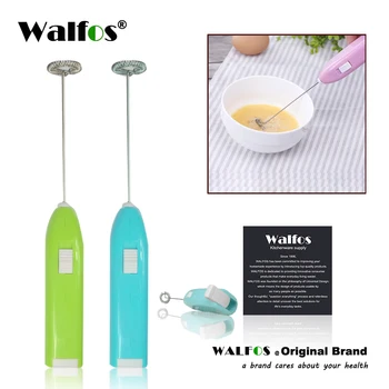 WALFOS New Coffee Milk Drink Electric Whisk Mixer Frother Foamer Egg Beater Electric Mini Handle Mixer Stirrer Kitchen Tool hot