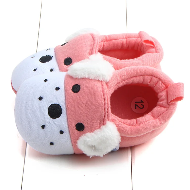 

Fashion Baby Shoes Boy Girl Infant Toddler Soft Sole Cotton Kid Shallow Animal Prints Slip-On Crib Shoes
