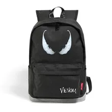 Веном Человек-паук рюкзак Косплей Аниме черные рюкзаки школьные сумки 3D печать дорожная сумка для женщин мужчин подарки на Хэллоуин