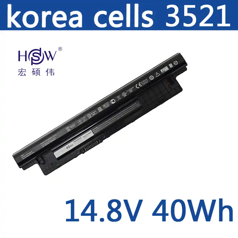 Hsw Laptop Battery 14 8v 40wh For Dell For Inspiron 17r 5721 17 3721 15r 5521 15 3521 14r 5421 14 3421 Vostro 2521 2421 Battery Battery For Dell Dell Inspiron 17r Batterydell Inspiron 15r Battery Aliexpress